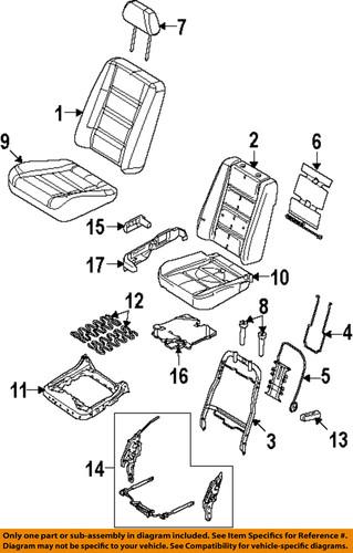 Ford oem 5f9z7462649aa front seat-latch