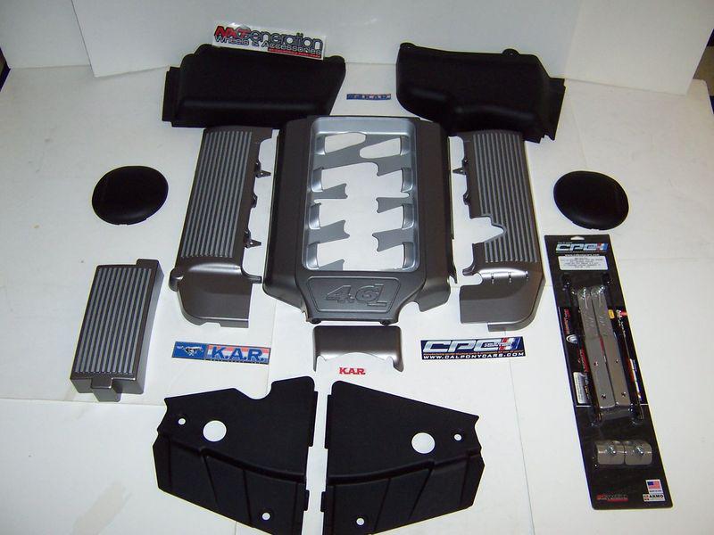 2005 through 2009 MUSTANG 4.6 L 13 PIECE AMERICAN MADE ENGINE DRESS UP KIT +++++, US $795.00, image 2