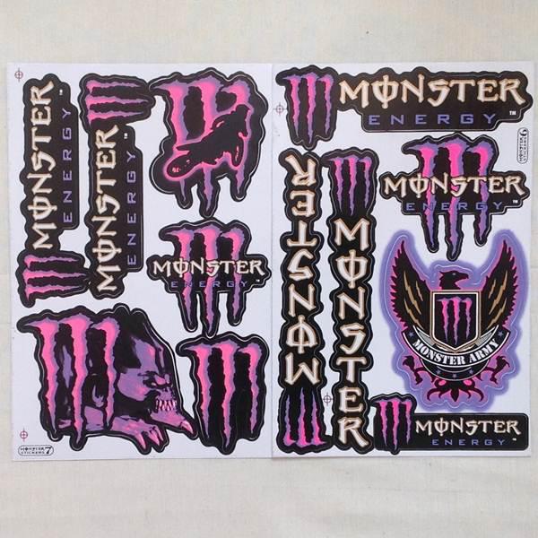 2 sheets car stickers racing decal motocross atv hot sale! free shipping s018