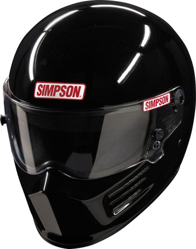Simpson safety 4200032 bandit helmet large black sa10