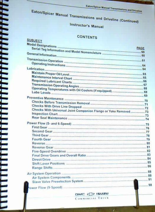 2003 GMC ISUZU TRUCKS EATON SPICER MANUAL TRANSMISSION & DRIVELINE MANUAL , US $34.87, image 3