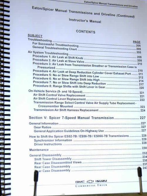 2003 GMC ISUZU TRUCKS EATON SPICER MANUAL TRANSMISSION & DRIVELINE MANUAL , US $34.87, image 6