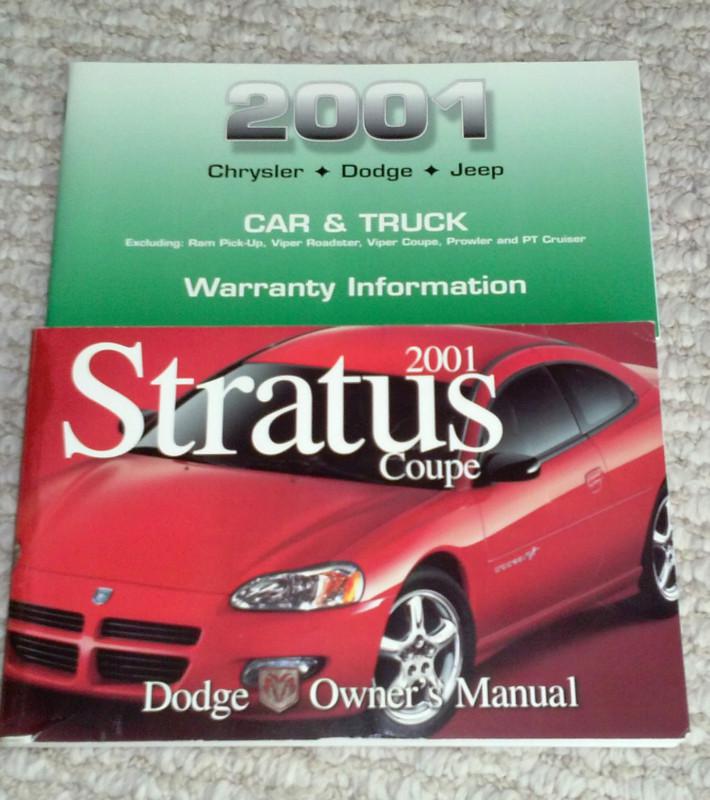 2001 dodge stratus couple owner's manual