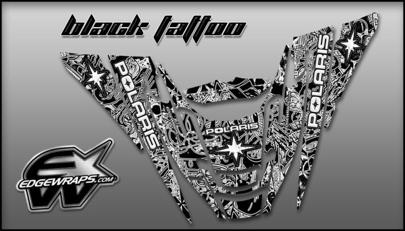 Polaris edge 02-10 rmk xc pro-x custom graphics -  black tattoo