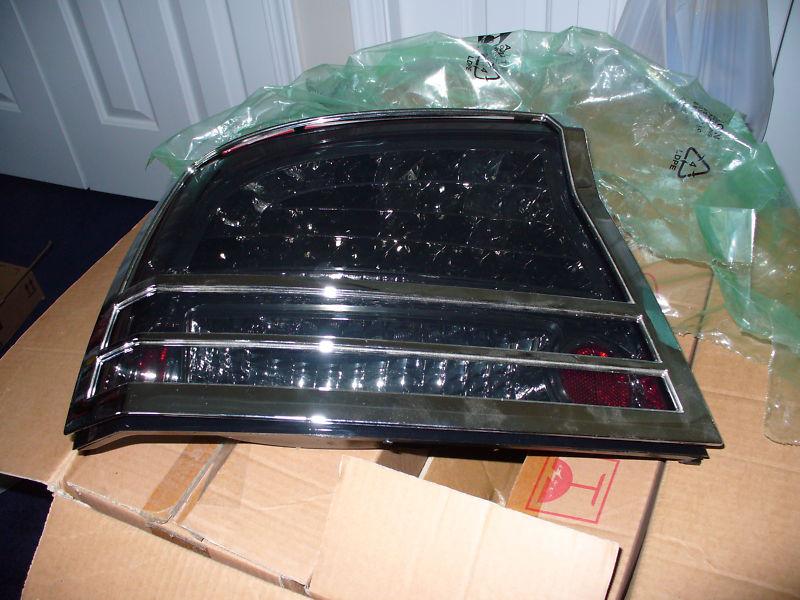 2005-2008 dodge charger srt8 r/t smoke led tail lights rear lamp