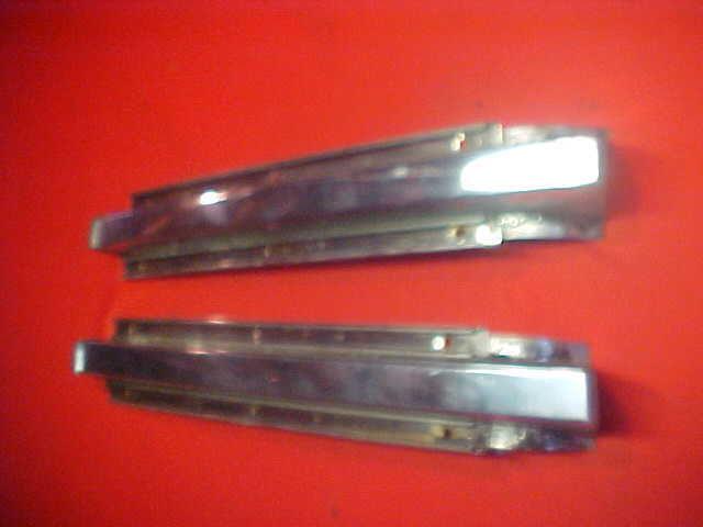 1966-1967 lincoln center post chrome trim 