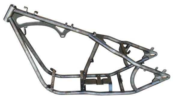 250 series wide rigid frame by ultima®, 34˚ rake, 4” stretch downtubes 