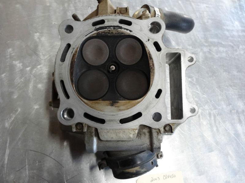 Buy 02 03 04 Honda CRF450 CRF 450 R CRF450R Cylinder Head Valves