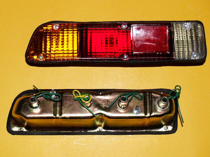 Datsun 620 ute rear bumper tail lights lh/rh new