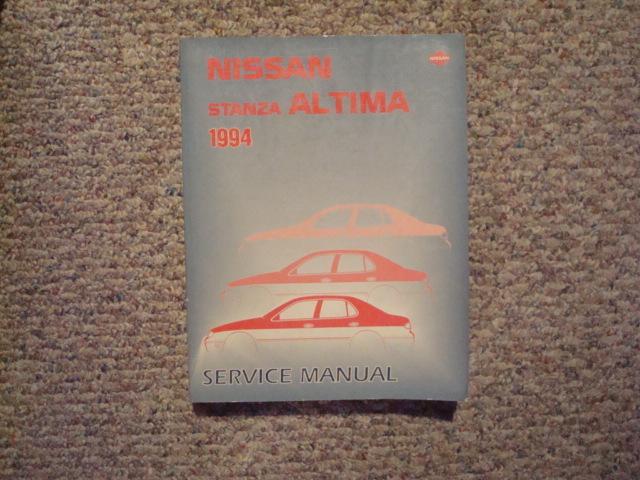 1994 nissan stanza altima factory dealer service work shop repair manual book 