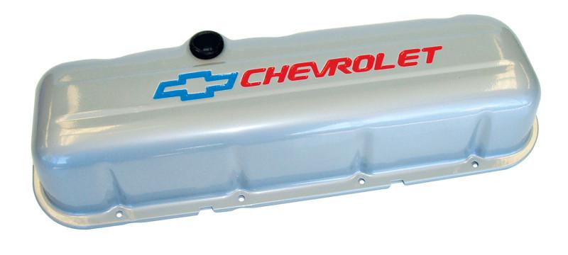 Proform 141-815 gm performance bb chevy tall steel gray metallic valve covers