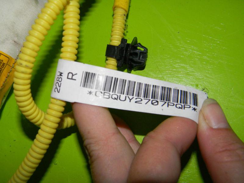 06 07 08 09 10 Toyota Sienna seat air bag NEW OEM R **SOLD WITH WARRANTY** BB54, US $67.50, image 2