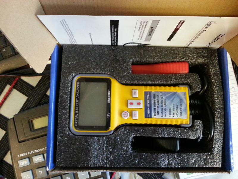 Digital Automotive Battery Analyzer Easy Check Voltage CCA Resistance-NIP, US $39.99, image 2