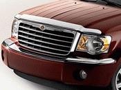 Mopar oem 82210555 bug deflector-air deflector - front - tinted