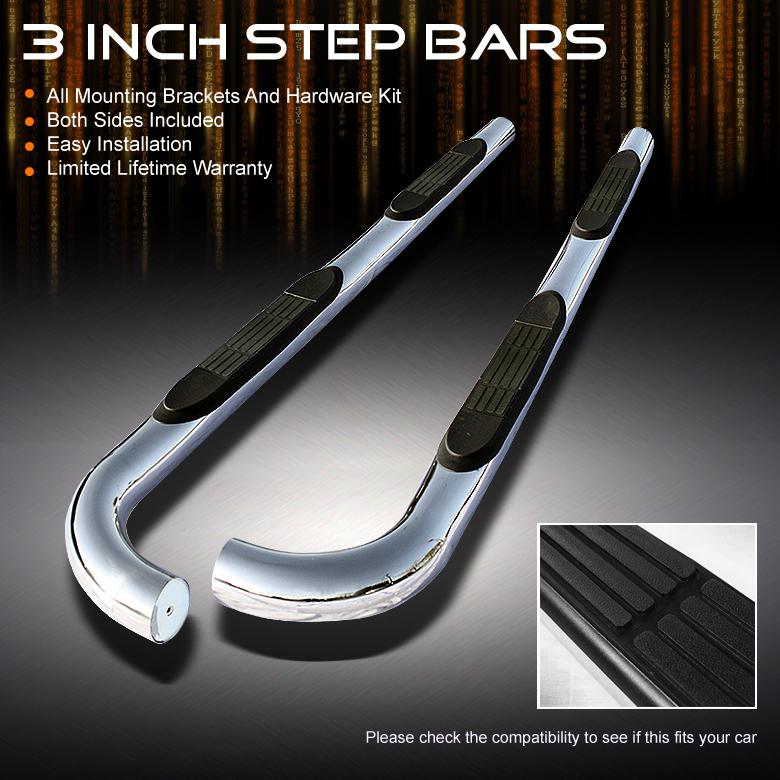 Sell 9803 DURANGO 4DR 3" POLISHED STAINLESS STEEL SIDE STEP NERF BARS