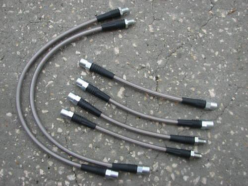 Bmw stainless steel brake line kit dot approved e36 m3 1995-1999 6 piece kit new