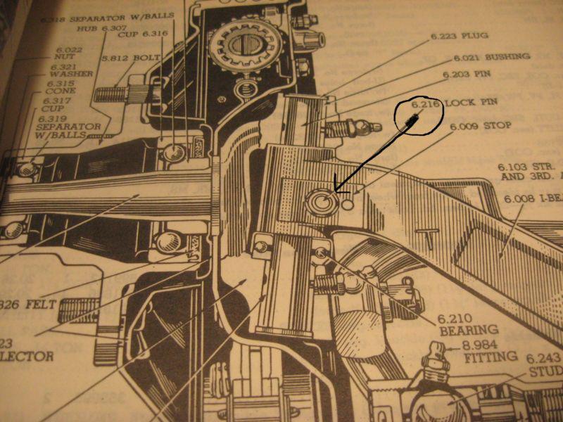 1931-1955 CHEVROLET TRUCK KING PIN LOCK PIN BOLT GM NOS PAIR, US $15.95, image 3