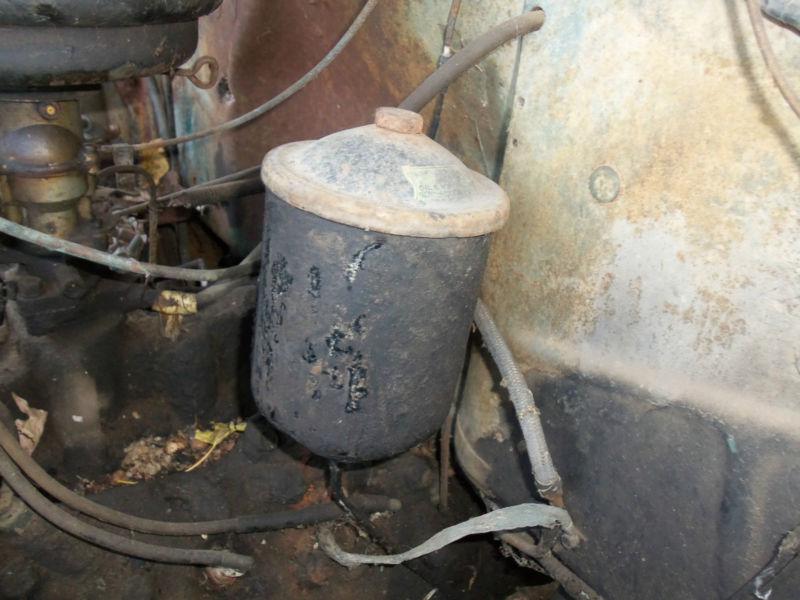 48 49 50 51 52 ford pickup truck flathead v8 engine motor oil filter canister 