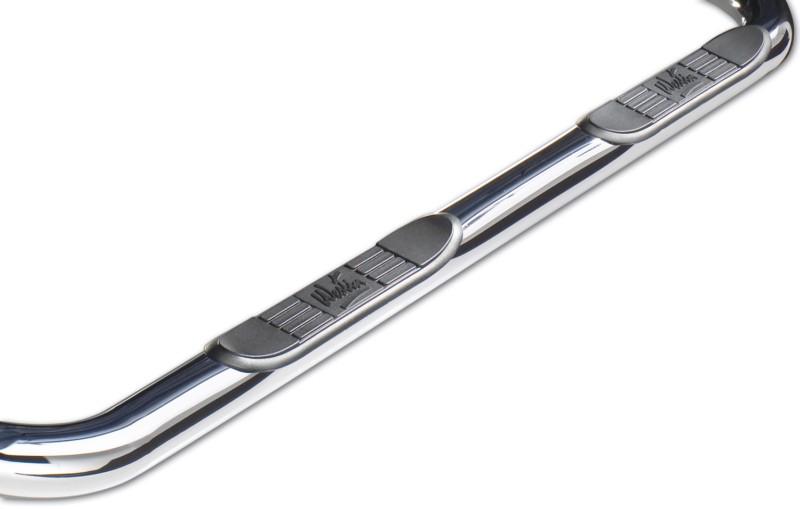 Westin 25-2990 signature series; 3 in. round step bar; cab length