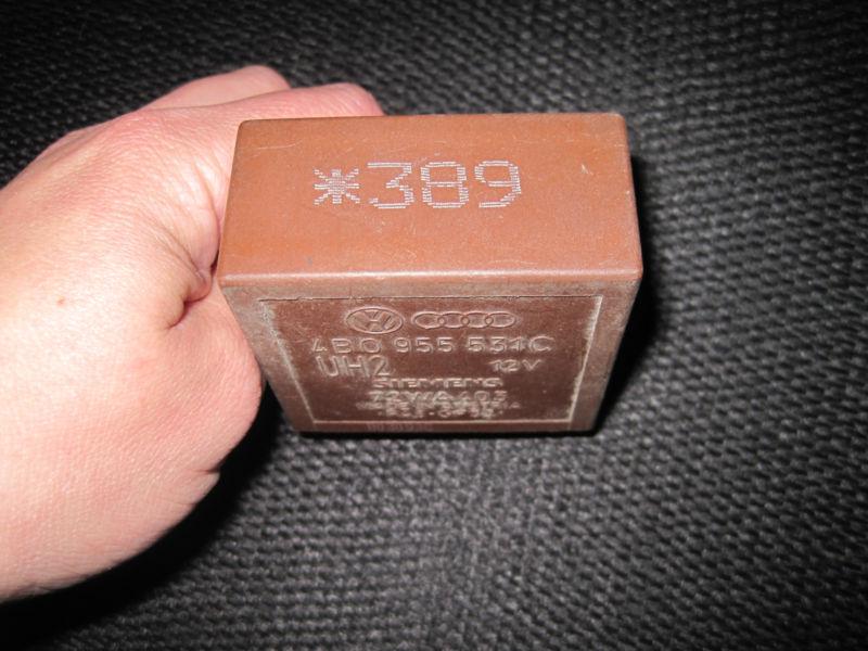 Buy 2001 Audi A4 Intermittent Pulse Wiper Relay A5 VW 389 4B0 955 531