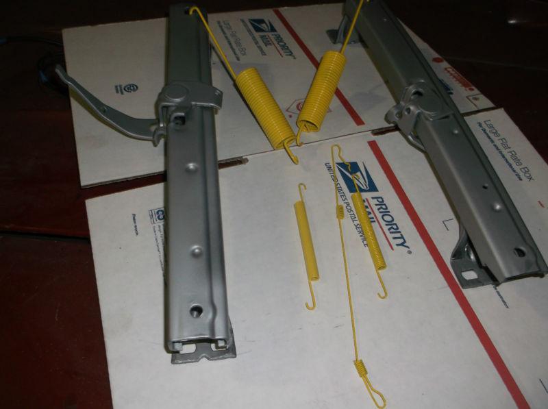 1968-72 chevelle gto 442 gs bucket seat tracks original gm ss 454 gs 455