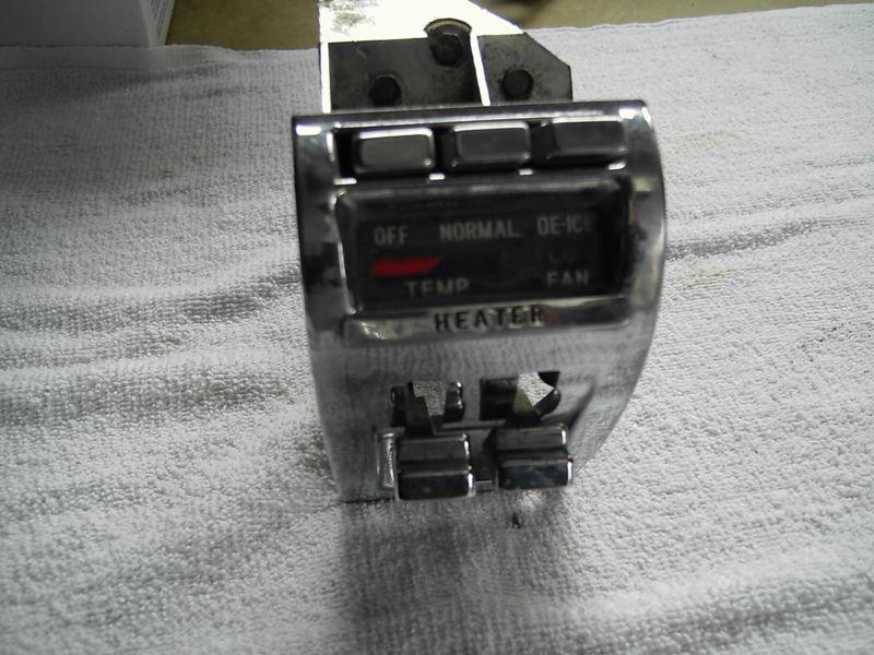 Buy 1967 FORD MUSTANG HEATER CONTROLS FASTBACK COUPE CONVERTIBLE in New