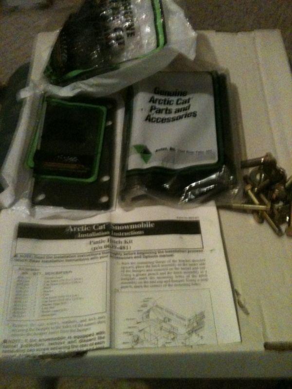 New nos arctic cat snowmobile pintle hitch kit  p/n 0639-481