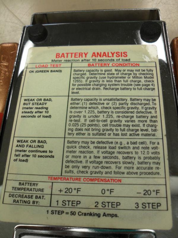 Buy USED MILTON BATTERY TESTER NO. 1260 in Dayton, Ohio, US, for US 59.99