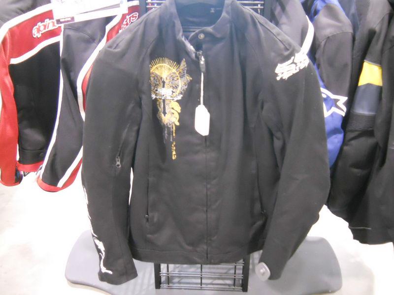 Speed and strength tough love womens motorcycle jacket size large 872475