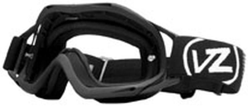 New vonzipper bushwick xt/offroad/motocross adult goggles, black satin, one size