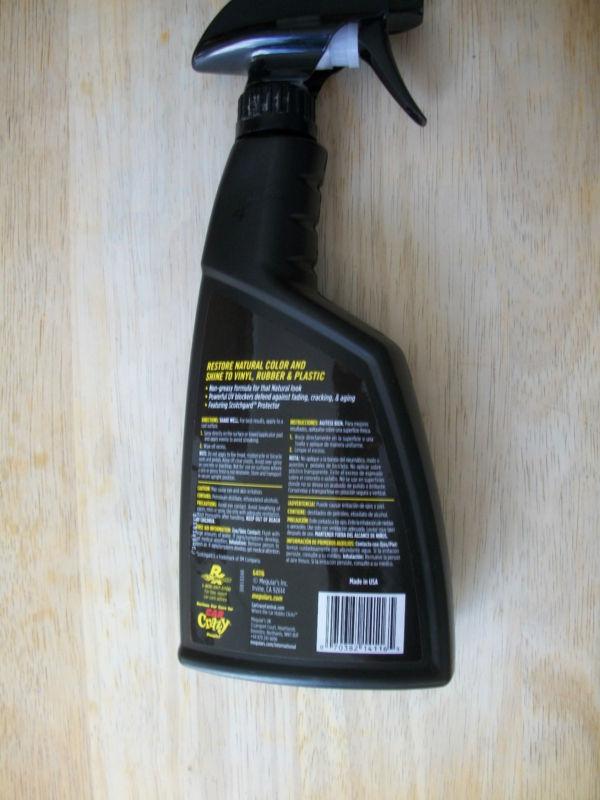 Meguiar's Protectant Natural Shine to vinyl rubber & plastic 16oz Made In USA, US $12.95, image 2