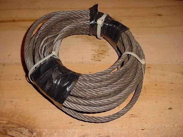CABLE 35 FT STEEL 7 STRAND 3/8