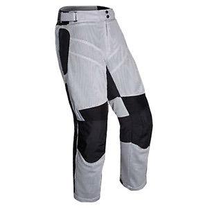 Tourmaster venture air silver large short textile mesh motorcycle pants lrg lg