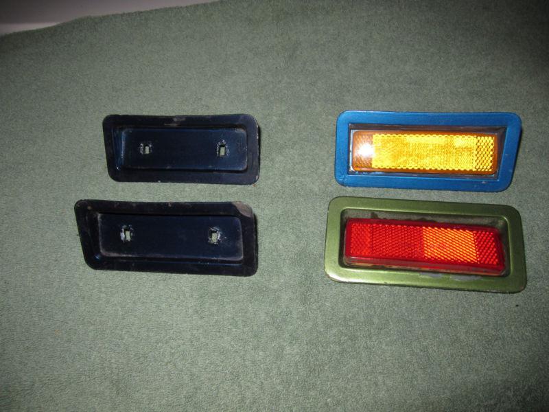 1969 dodge mopar fender reflectors - vintage mopar part