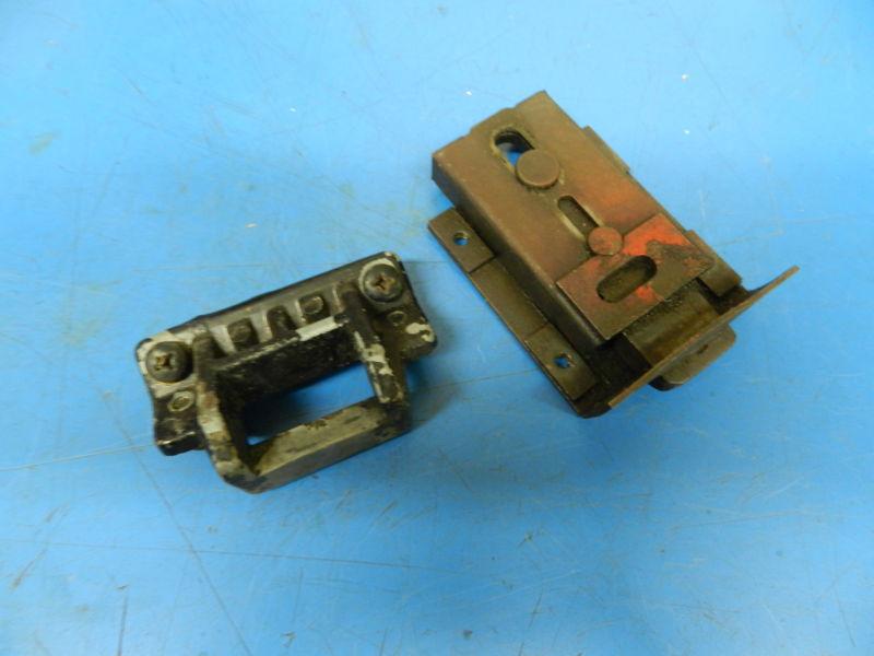 Mercedes 190sl trunk lid latch set