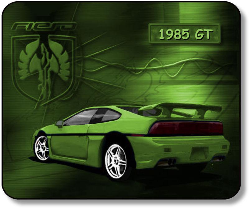 1985 green  fiero gt mouse pad