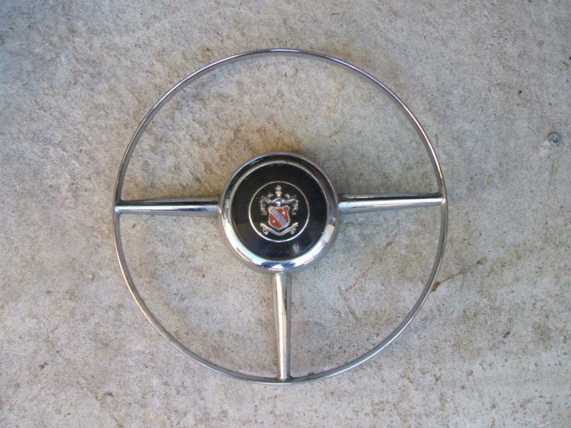 1951 52 buick special super roadmaster steering wheel horn ring button rat rod