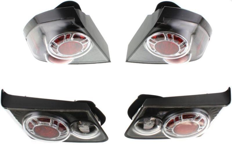 Inner & Outer Clear Tail Light Brake Lamp Rear Pair Set Driver & Passenger Side, US $120.27, image 2