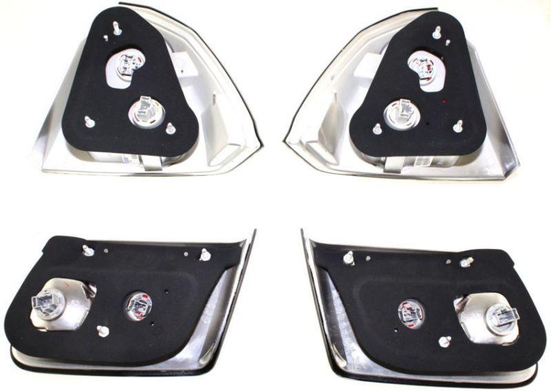 Inner & Outer Clear Tail Light Brake Lamp Rear Pair Set Driver & Passenger Side, US $120.27, image 4