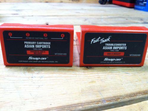 Snap on mt2500 cartridge asian primary and troubleshooter 2000