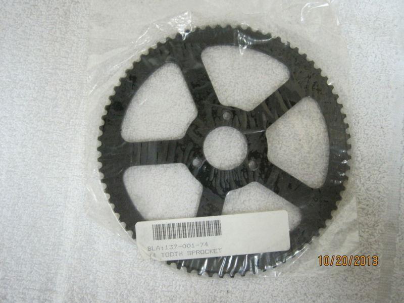 Blata 74 tooth sprocket part # 137-001-74  nos