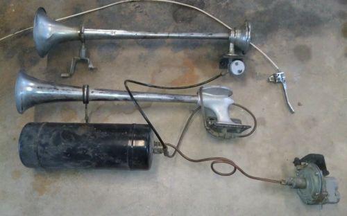 Train horn, air horn, old school, rat rod, hot rod, vintage, classic, unique