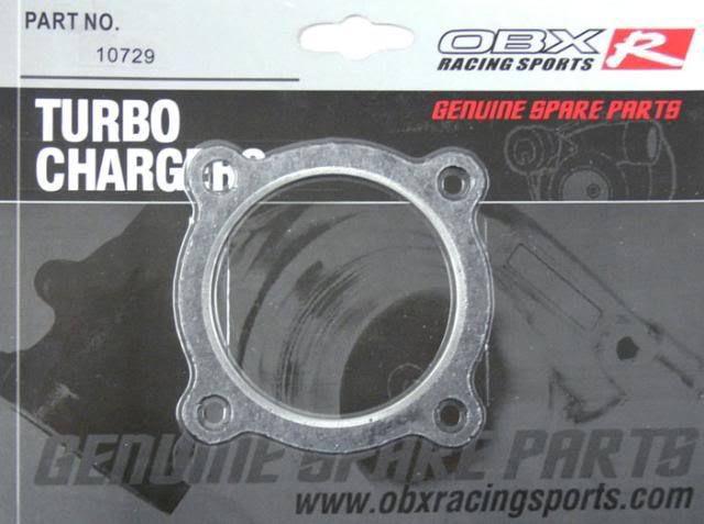 Obx gasket downpipe 4 bolt 2 5/8" graphite & metal ring