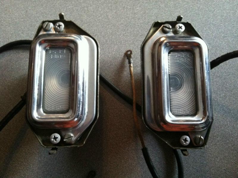 54 55 Buick OEM Rear License Plate Bumper Light Roadmaster Super Special Century, US $47.00, image 2
