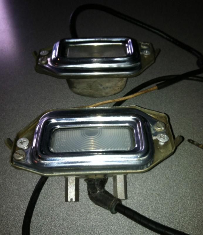 54 55 Buick OEM Rear License Plate Bumper Light Roadmaster Super Special Century, US $47.00, image 3