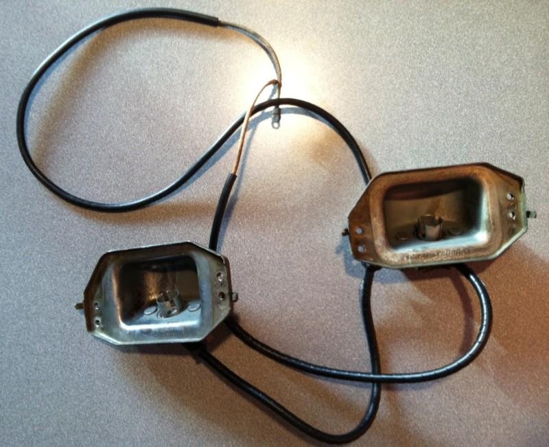 54 55 Buick OEM Rear License Plate Bumper Light Roadmaster Super Special Century, US $47.00, image 8