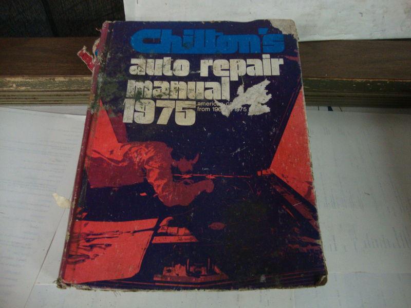 Repair manual chiltons auto repair manual 1968-1975 shipped media mail   buy it