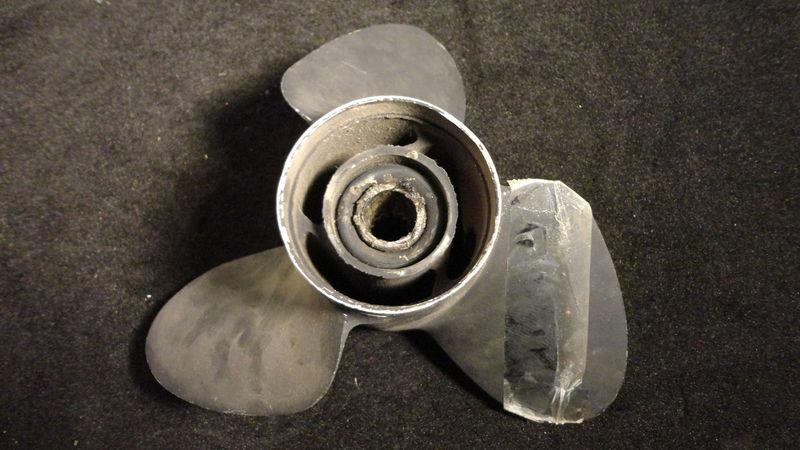 USED JOHNSON/EVINRUDE ALUMINUM PROPELLER 13X21 15 SPLINE OUTBOARD PROP BOAT P196, US $79.95, image 3