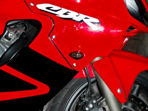 Flush Mount LED Turn Signals Smoke Lens For 2003-2007 Yamaha FZ6 FZ Fazer, US $16.99, image 2