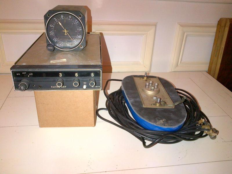 Collins adf 650 + indic + tray + antena